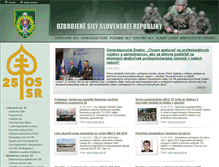 Tablet Screenshot of mil.sk
